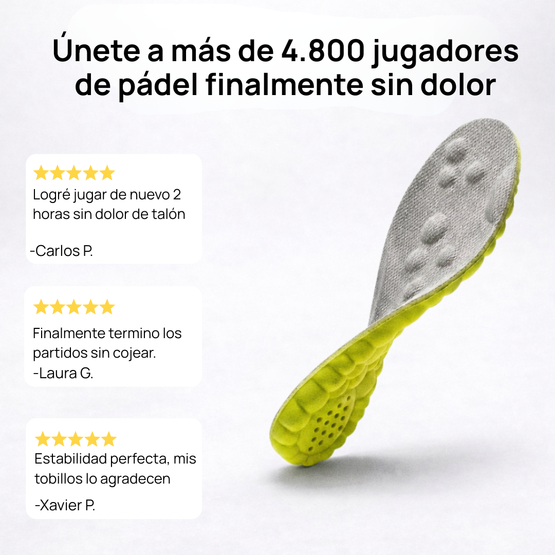 Juega más tiempo, sin dolor.